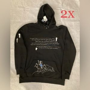 2X Studio Ghibli Princess Mononoke Embroidered Hoodie